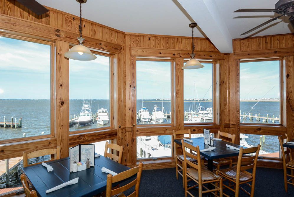 Inside seating area at Stripers Bar and Grille